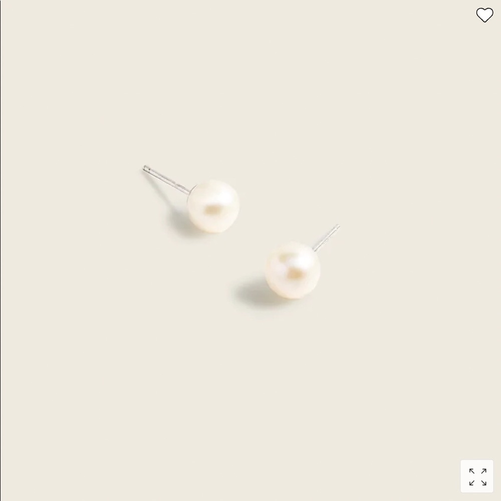 J. Crew Pearl Stud Earrings